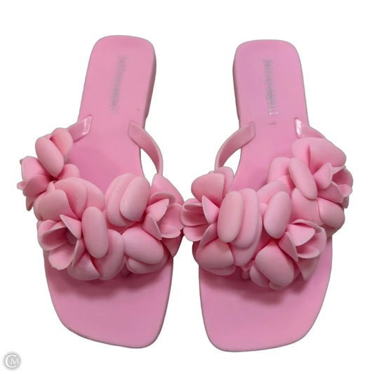 Sandals Flip Flops By Jeffrey Campbell In Pink, Size: 8
