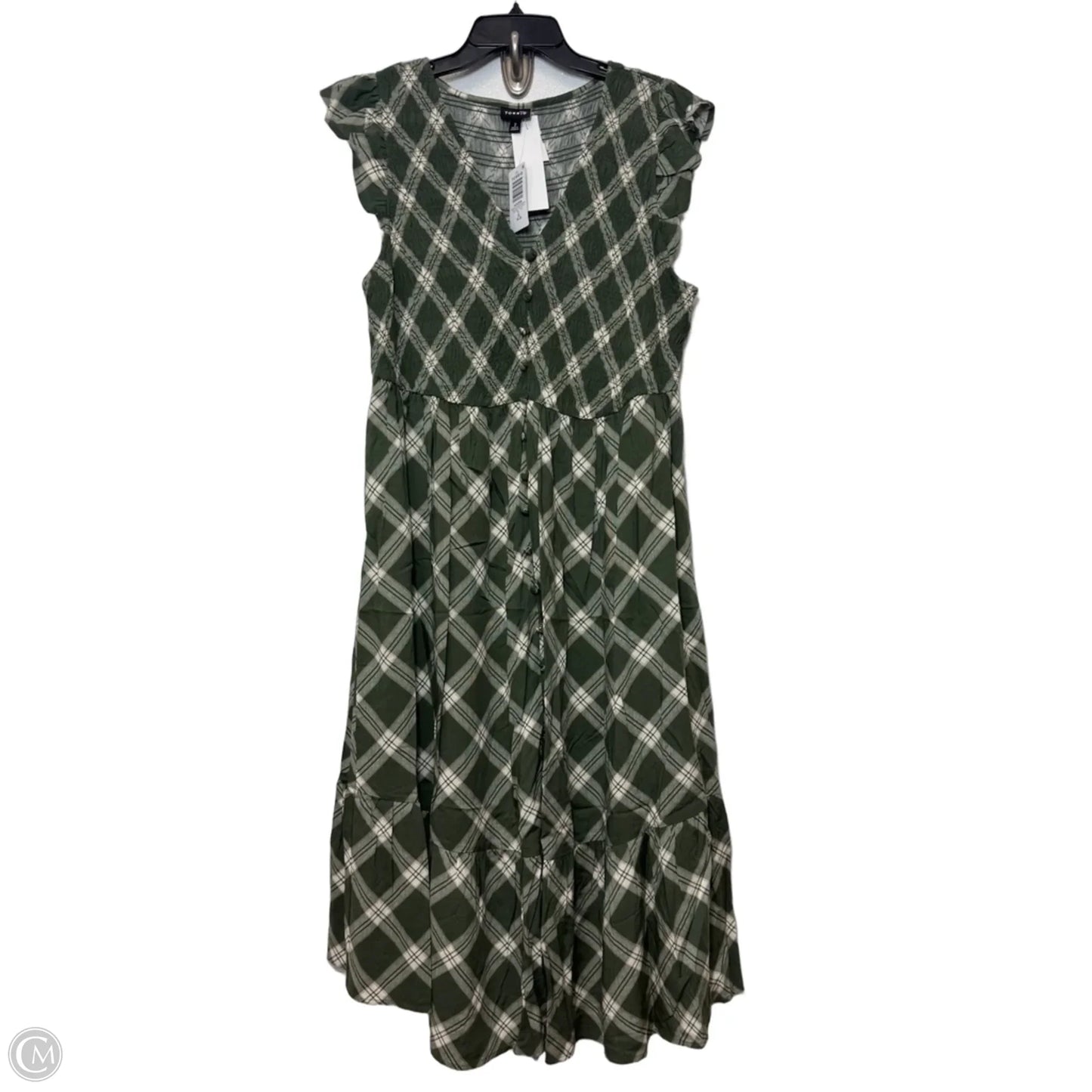 Dress Casual Maxi By Torrid In Green, Size: 2x