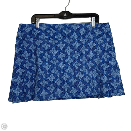 Skort By Sigrid Olsen In Blue, Size: Xl