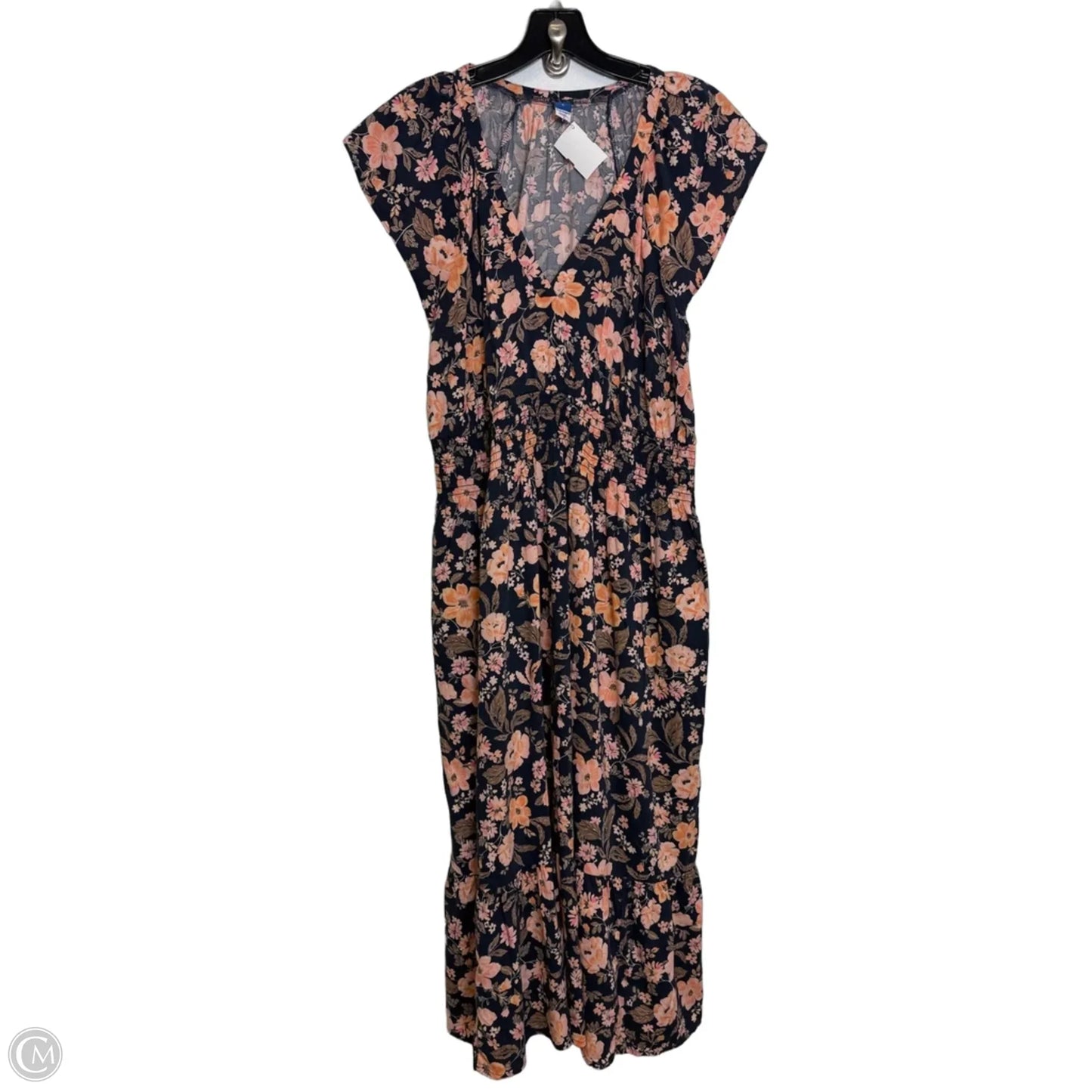 Dress Casual Maxi By Old Navy In Floral Print, Size: L