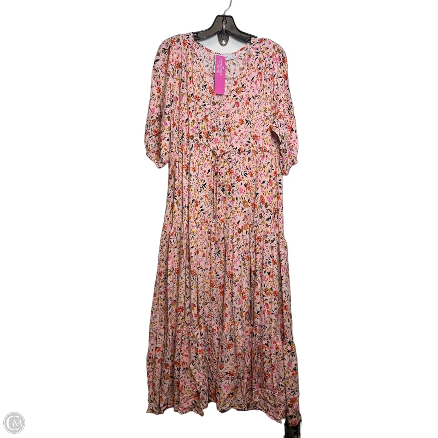 Dress Casual Maxi By Petal & Pup In Floral Print, Size: L