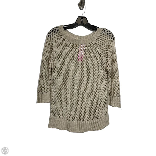Top Long Sleeve Basic By Willi Smith In Tan, Size: S