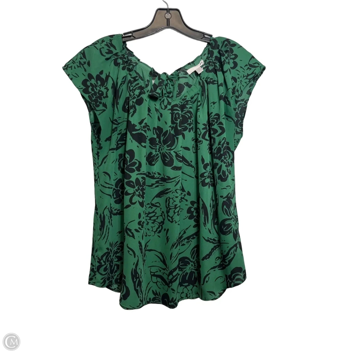 Top Short Sleeve Basic By Lc Lauren Conrad In Green, Size: L