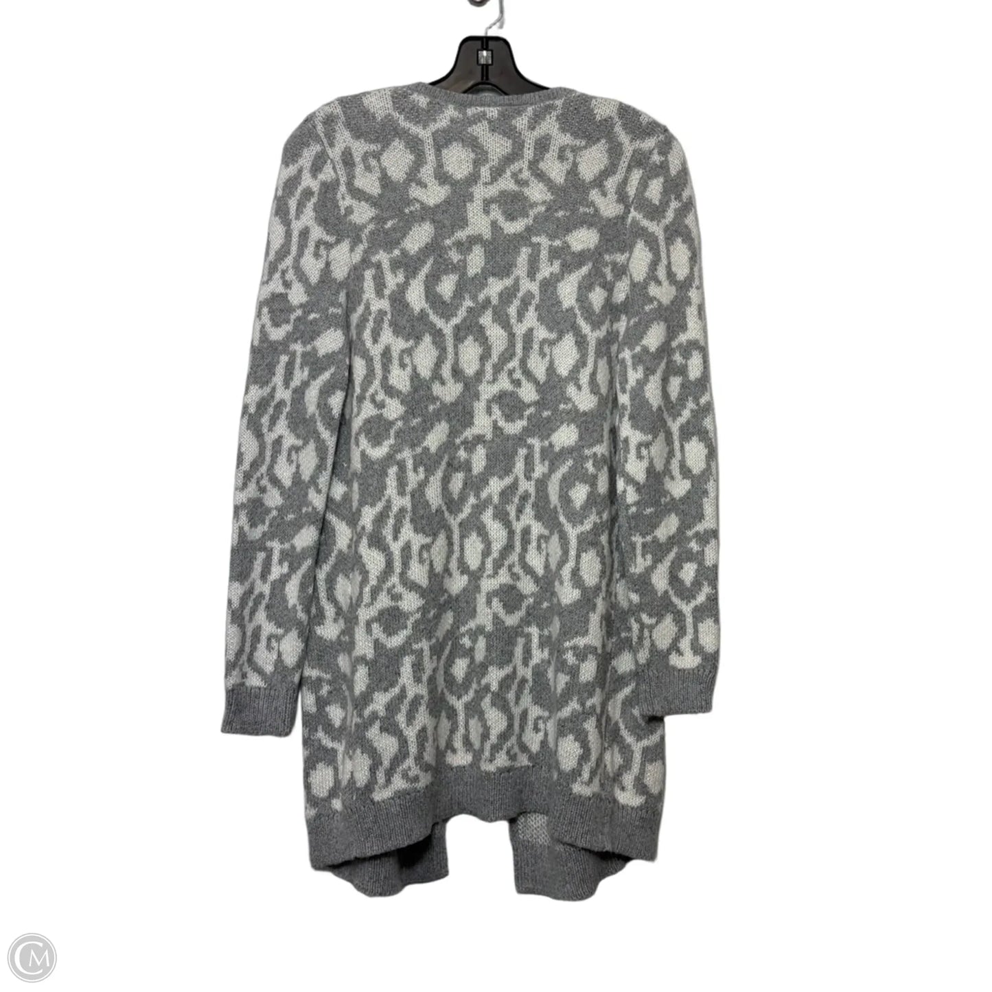 Cardigan By Loft In Grey & White, Size: M