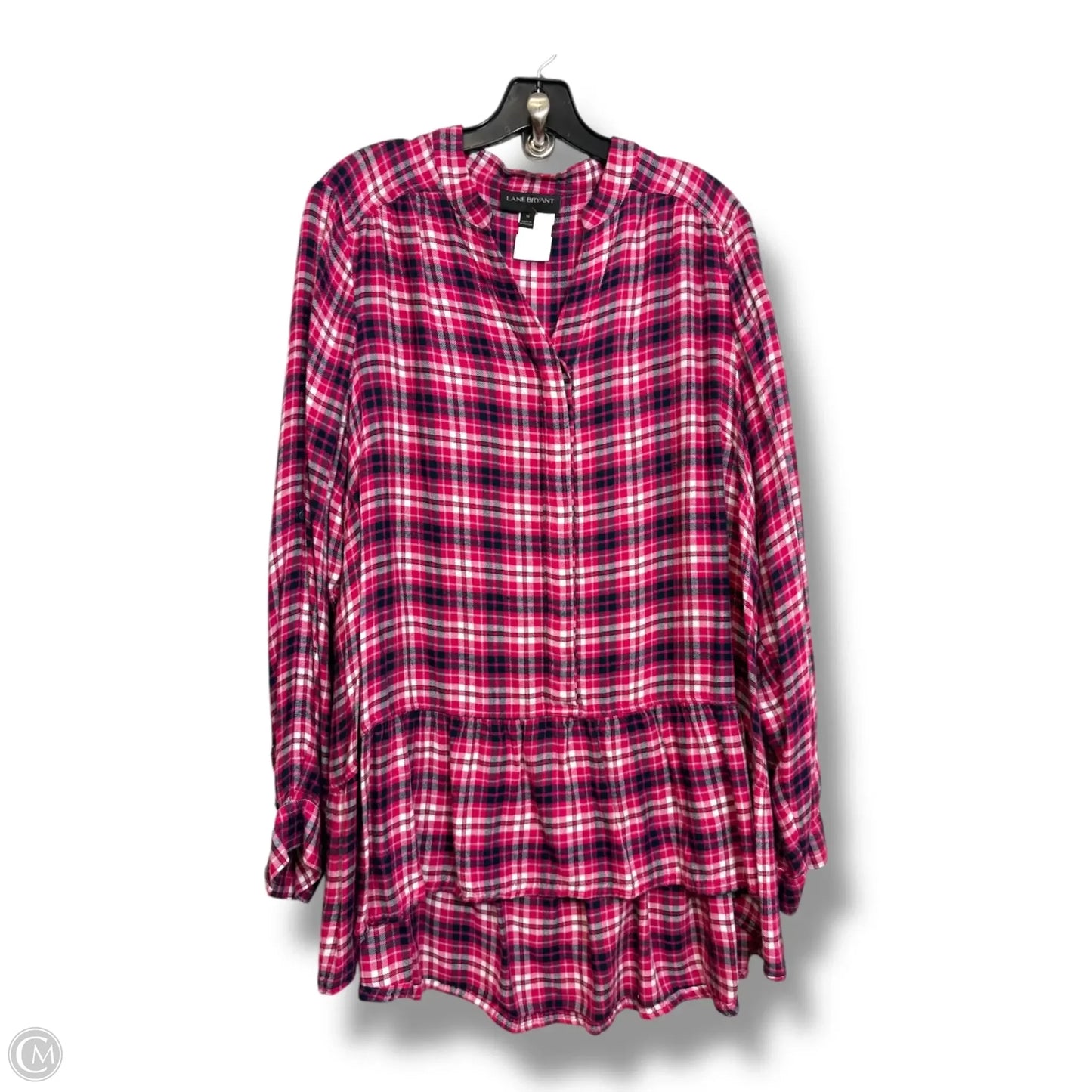 Top Long Sleeve By Lane Bryant In Pink, Size: 16