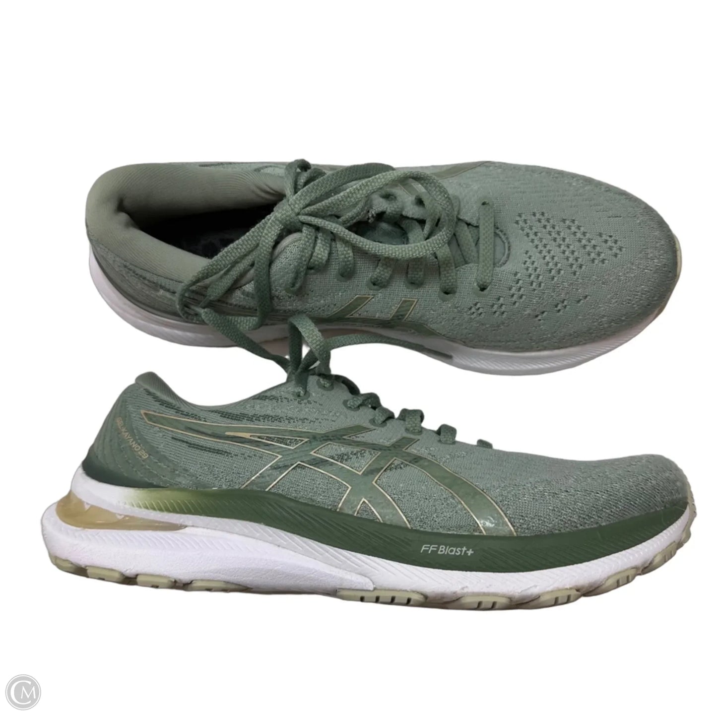 Shoes Athletic By Asics In Green, Size: 9.5