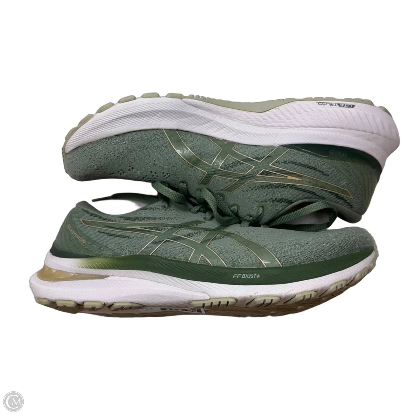 Shoes Athletic By Asics In Green, Size: 9.5