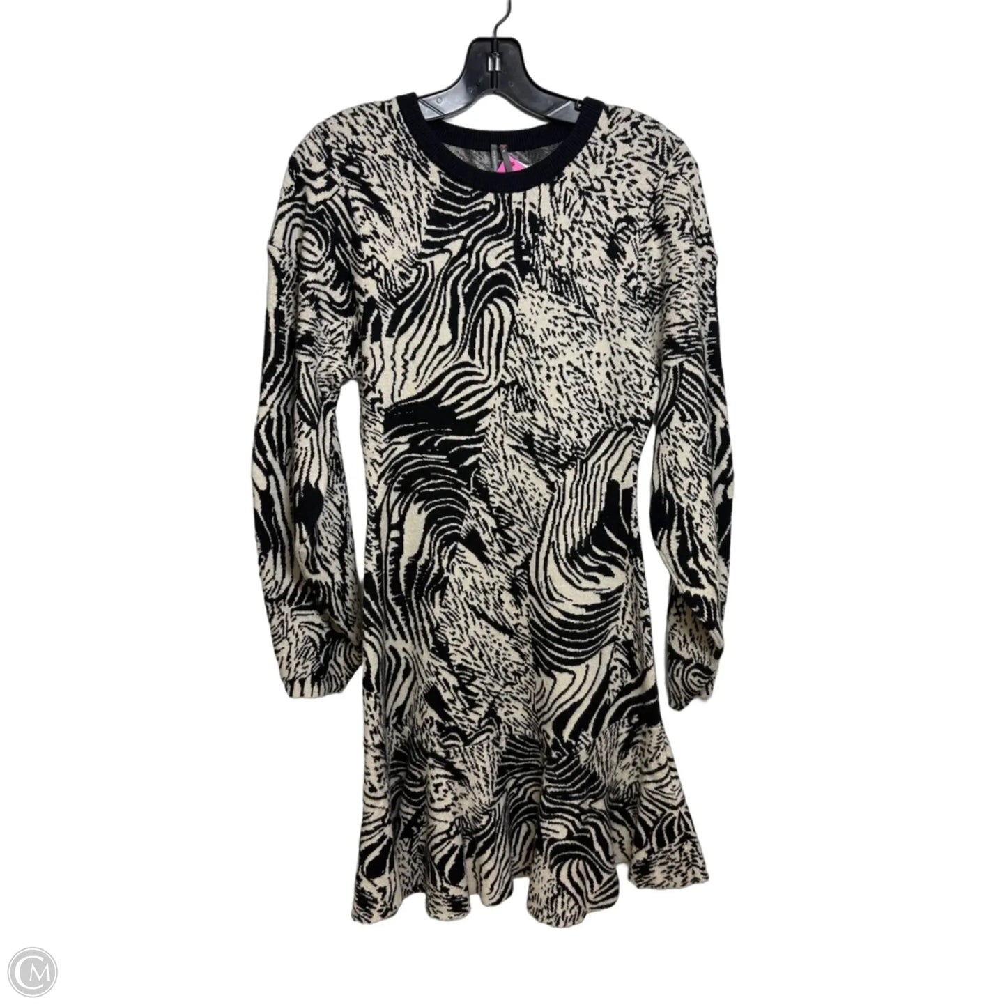 Dress Casual Short By Anthropologie In Black & White, Size: Xs