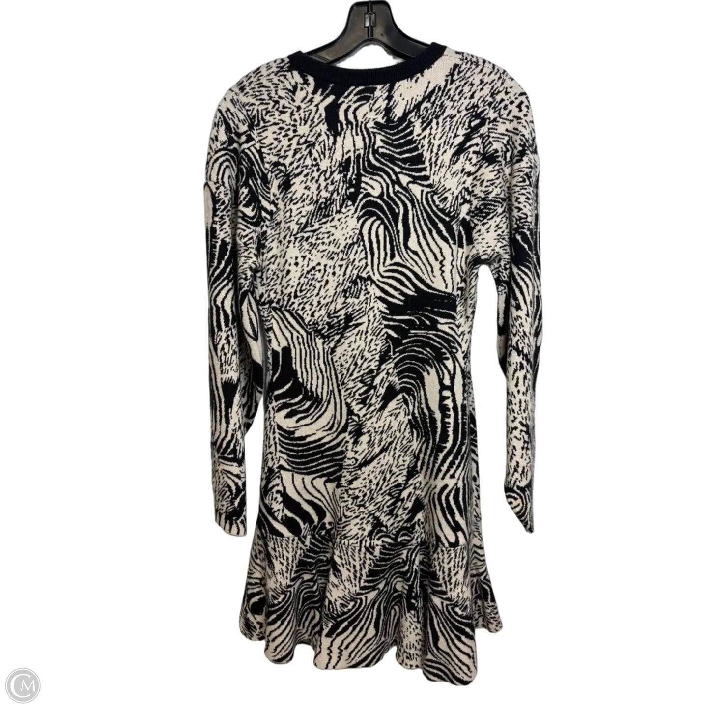 Dress Casual Short By Anthropologie In Black & White, Size: Xs