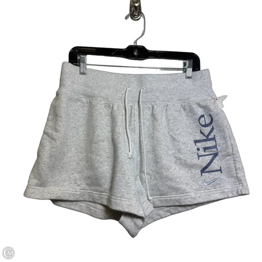 Athletic Shorts By Nike In Grey, Size: L