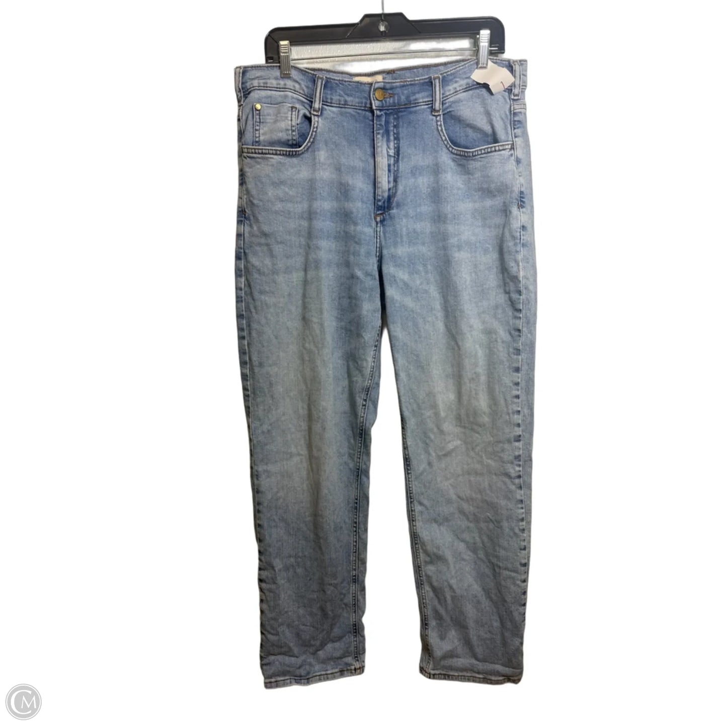 Jeans Straight By Pilcro In Blue Denim, Size: 10