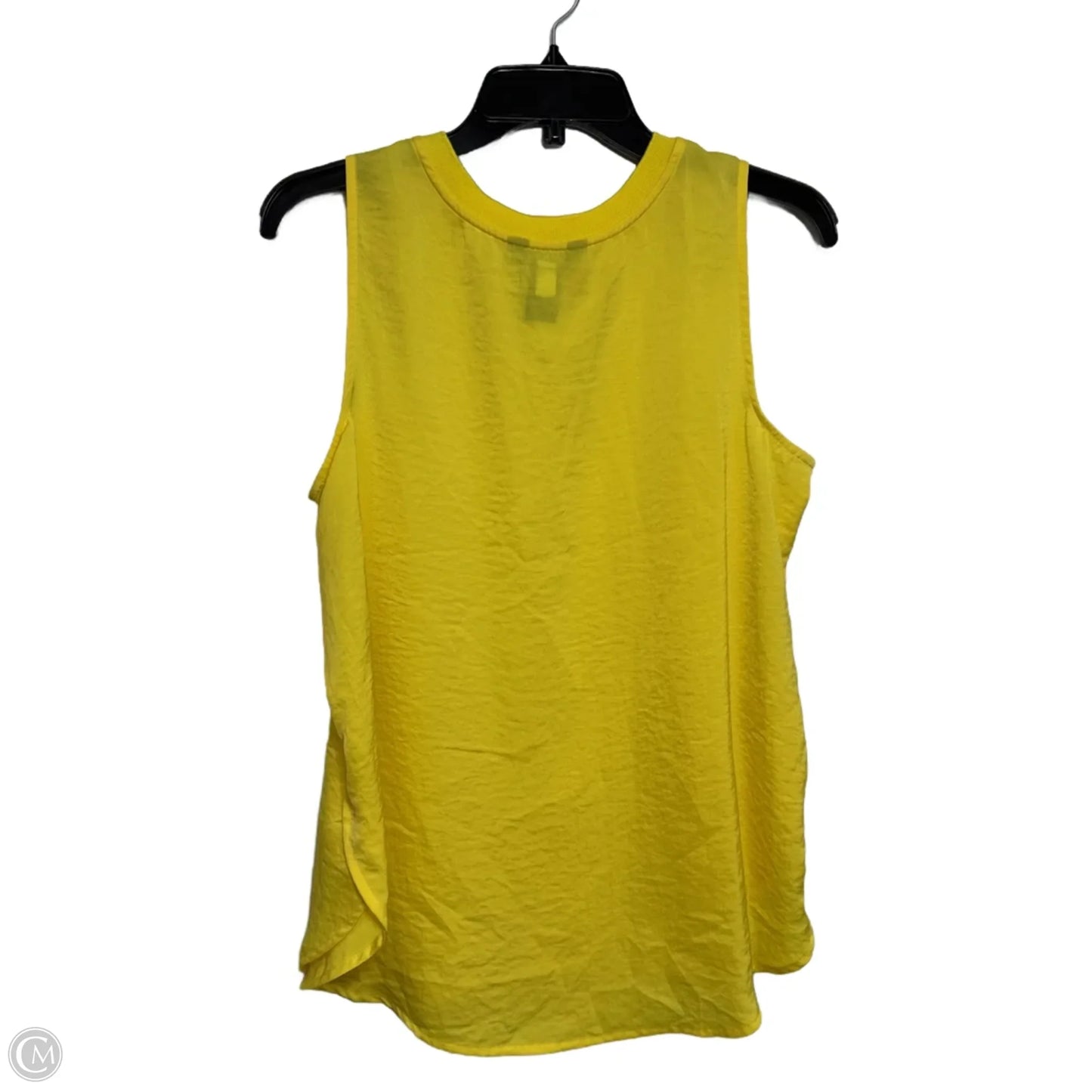 Top Sleeveless Basic By Simply Vera In Yellow, Size: S