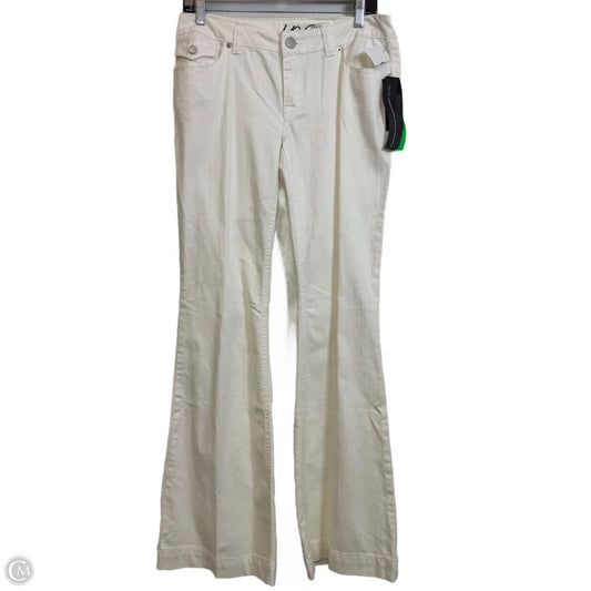 Jeans Flared By Inc In White, Size: 6