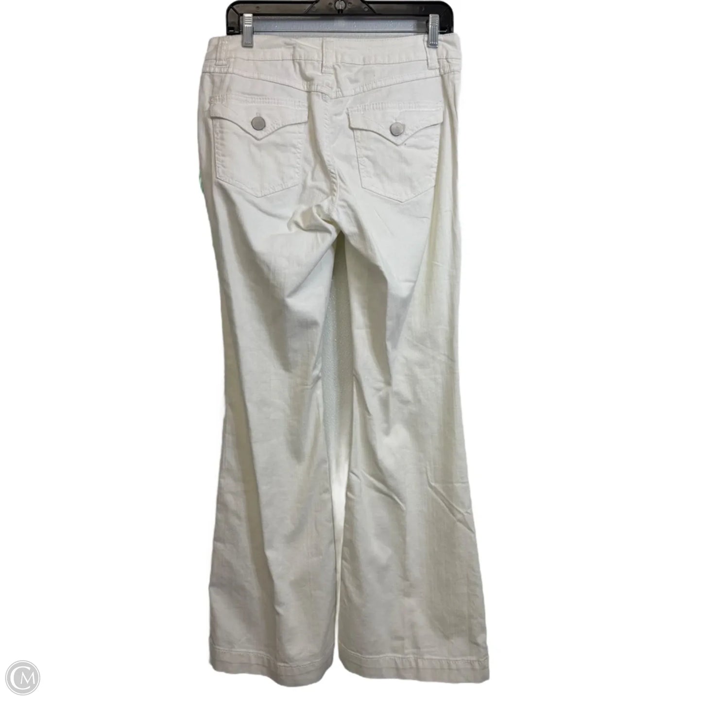 Jeans Flared By Inc In White, Size: 6