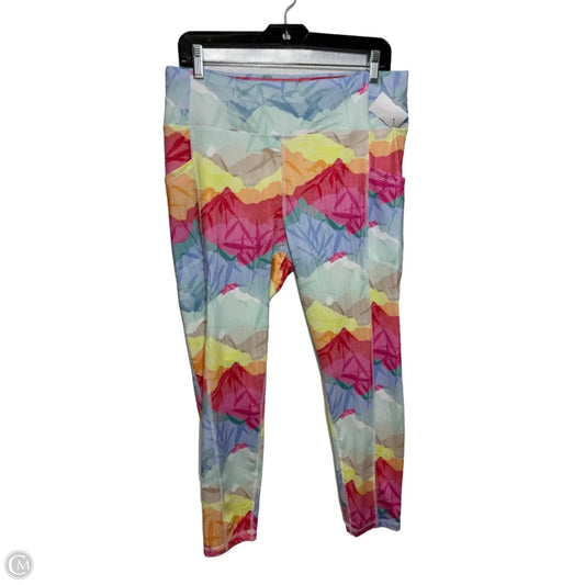 Athletic Leggings By Pro Player In Multi-colored, Size: L