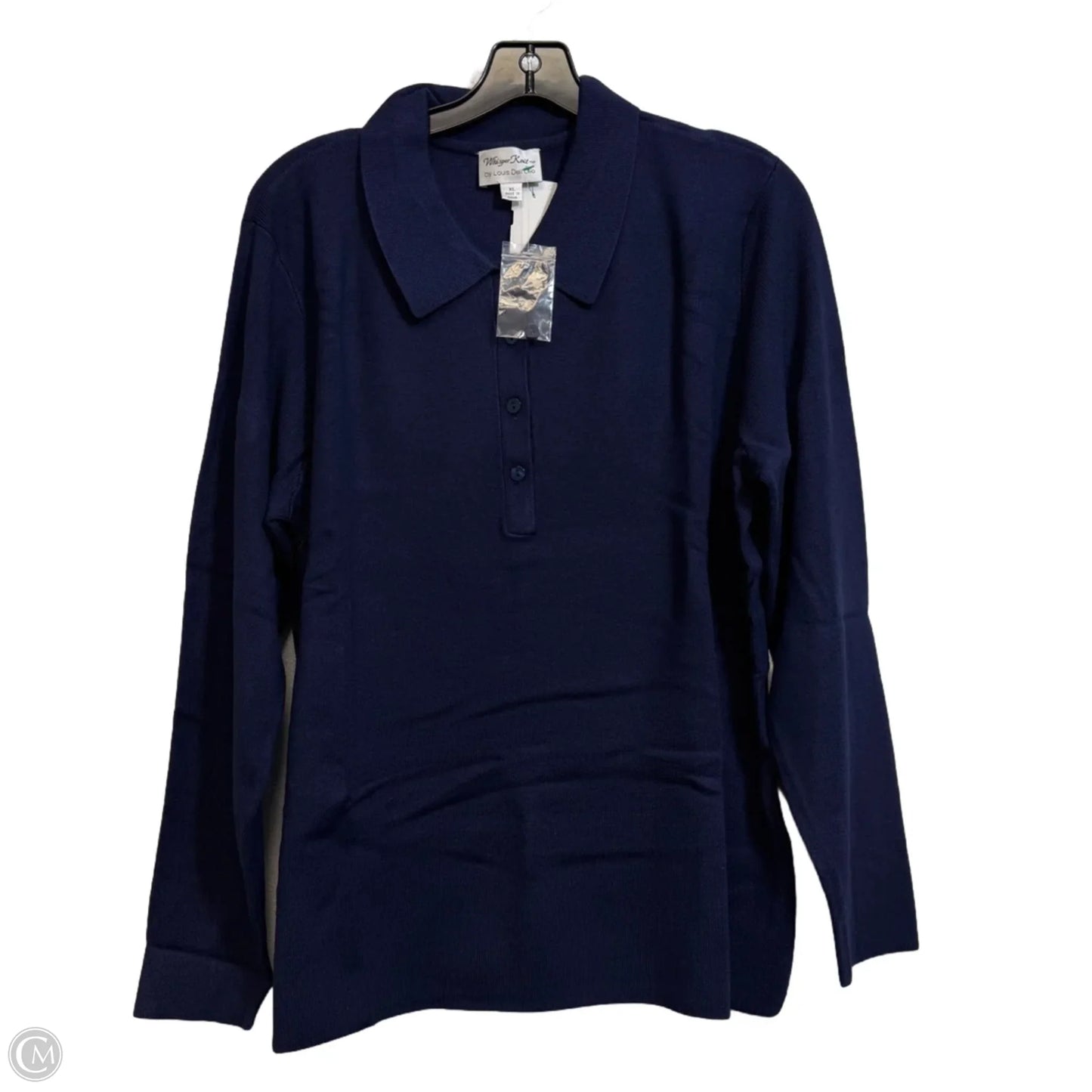 Sweater By Clothes Mentor In Blue, Size: Xl