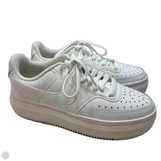 Shoes Athletic By Nike In White, Size: 7