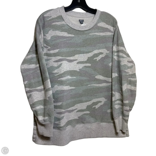 Sweatshirt Crewneck By Aerie In Camouflage Print, Size: S