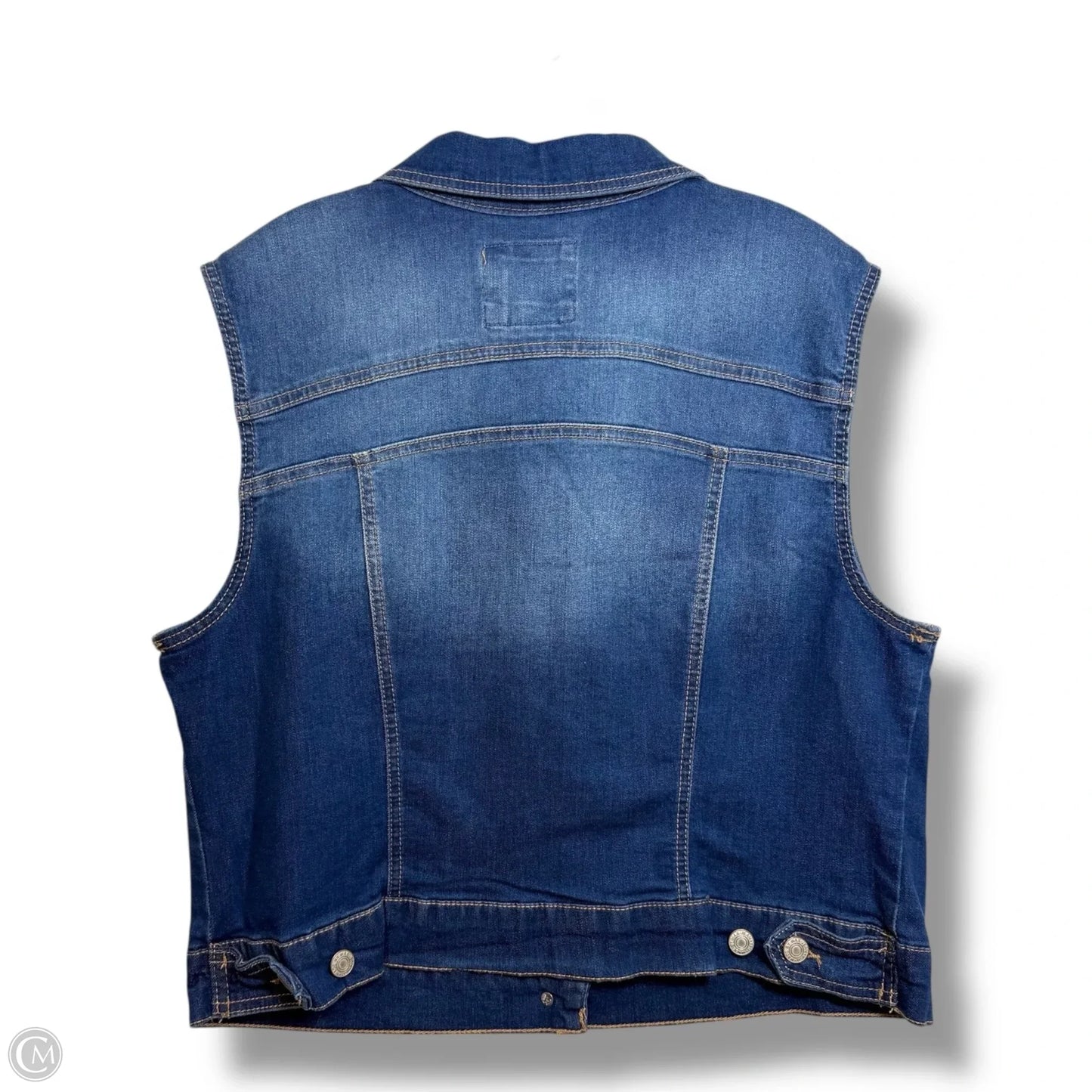 Vest Other By Wax Jean In Blue Denim, Size: 3x