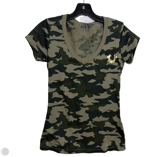 Top short Sleeve Basic By True Religion In Camouflage Print, Size: Xs
