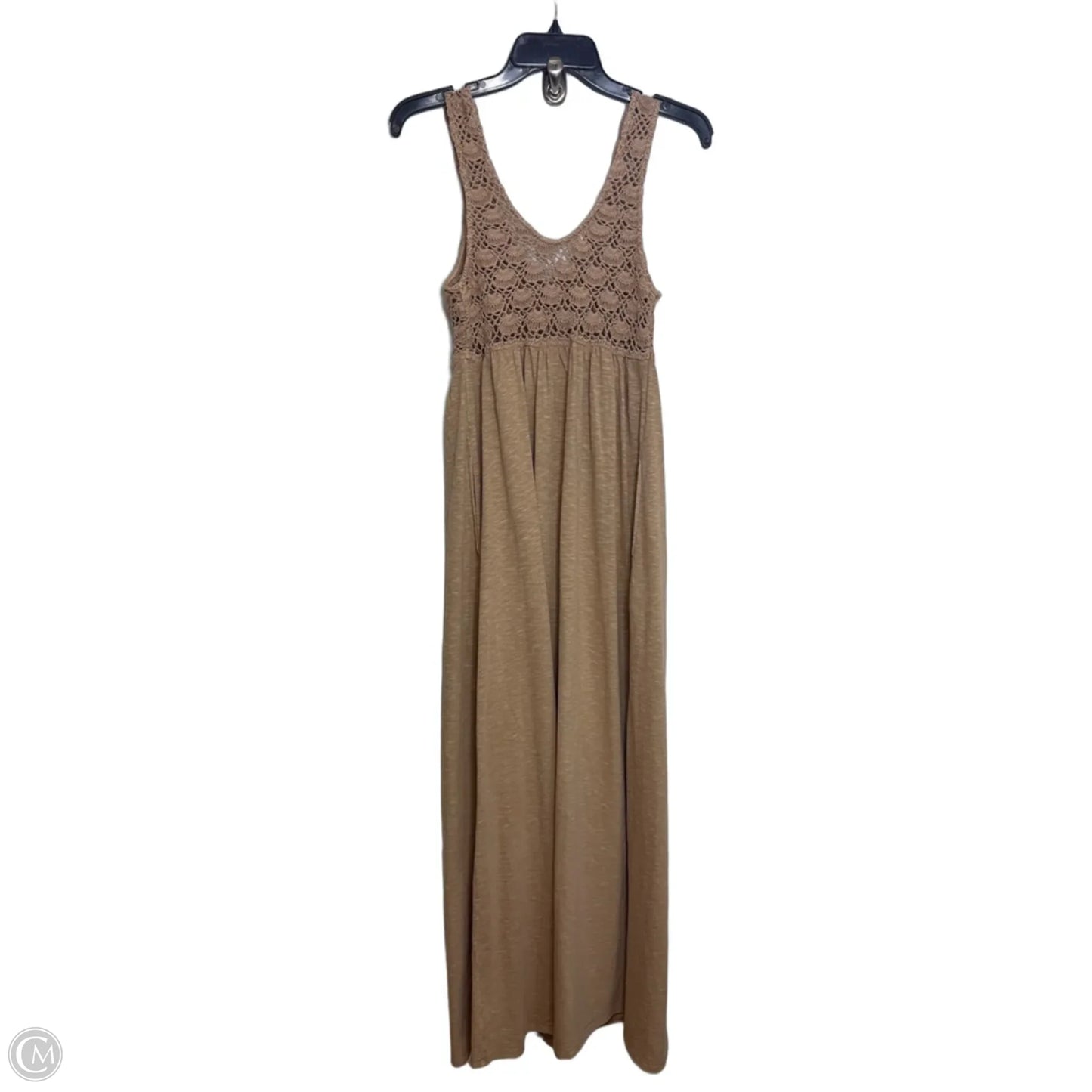 Dress Casual Maxi By Aerie In Tan, Size: S