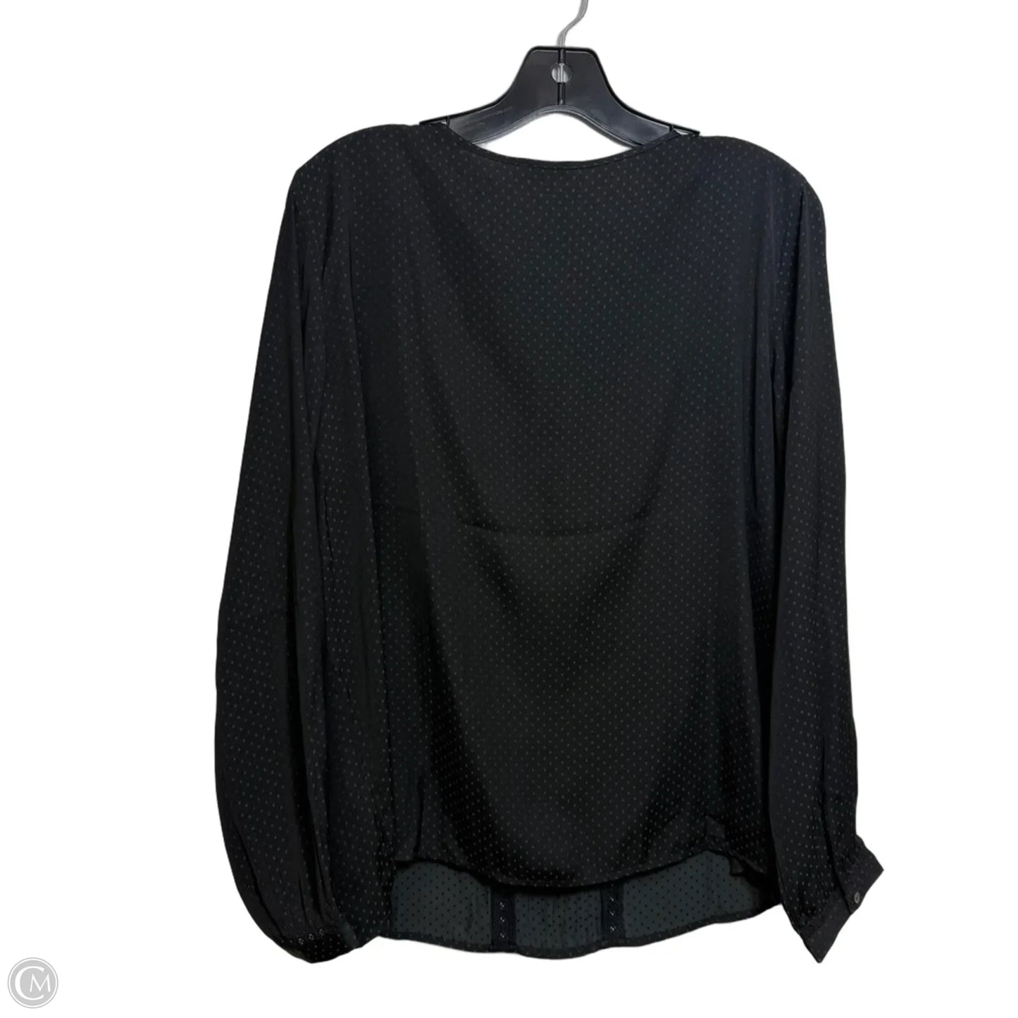 Top Long Sleeve By Ann Taylor In Black, Size: Xlp