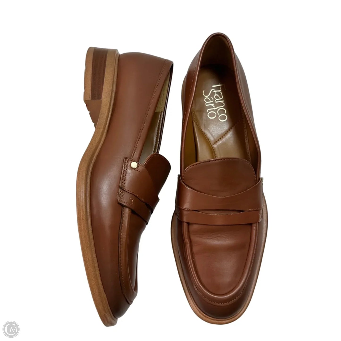 Loafers Shoes Flats By Franco Sarto In Brown, Size: 7.5