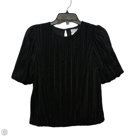 Top Short Sleeve By Evereve In Black, Size: Xs