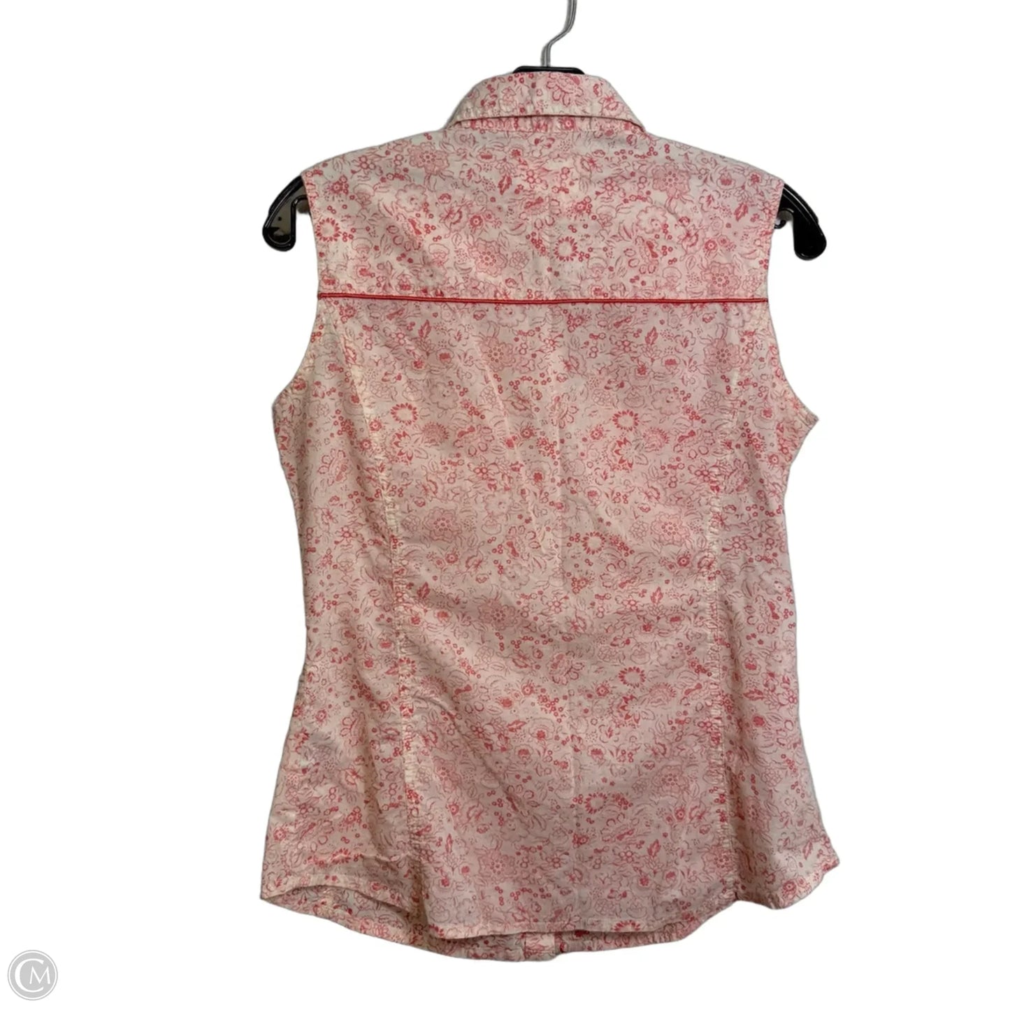 Top Sleeveless By Levis In Red, Size: S