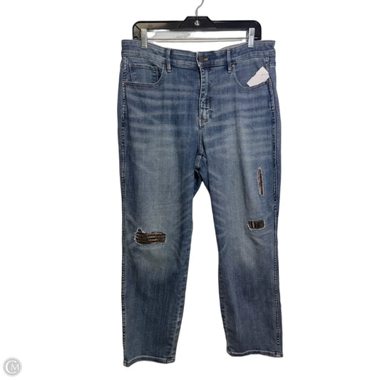 Jeans Cropped By White House Black Market In Blue Denim, Size: 12