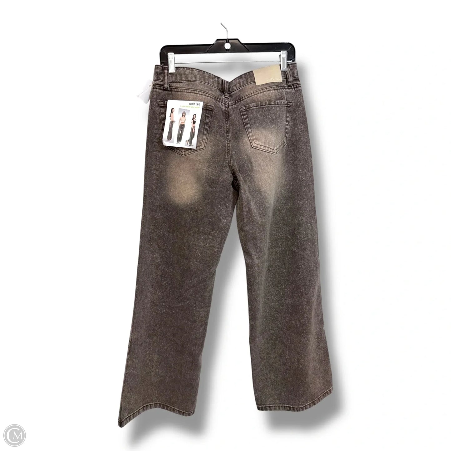 Jeans Wide Leg By Clothes Mentor In Brown, Size: 9/29