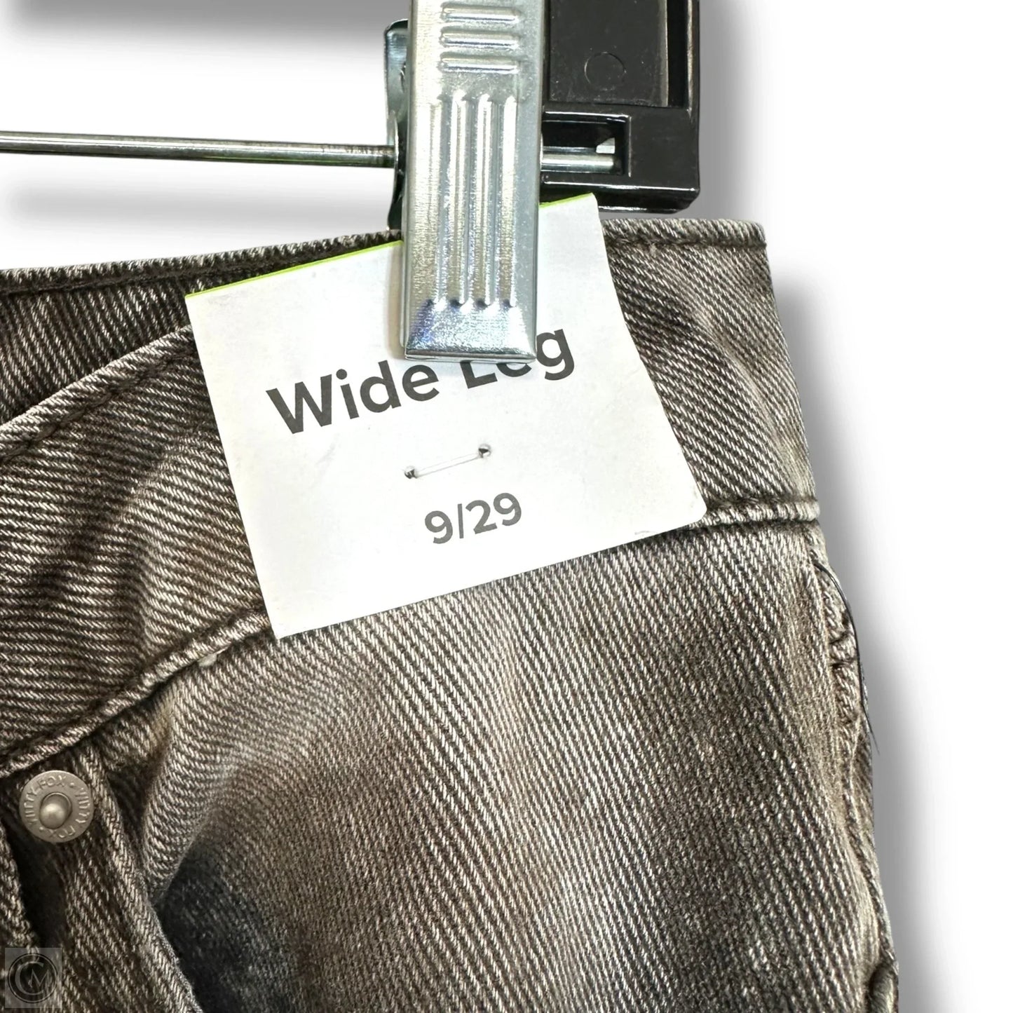 Jeans Wide Leg By Clothes Mentor In Brown, Size: 9/29