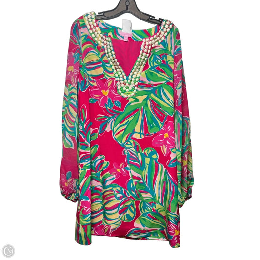 Dress Designer By Lilly Pulitzer In Floral Print, Size: 8