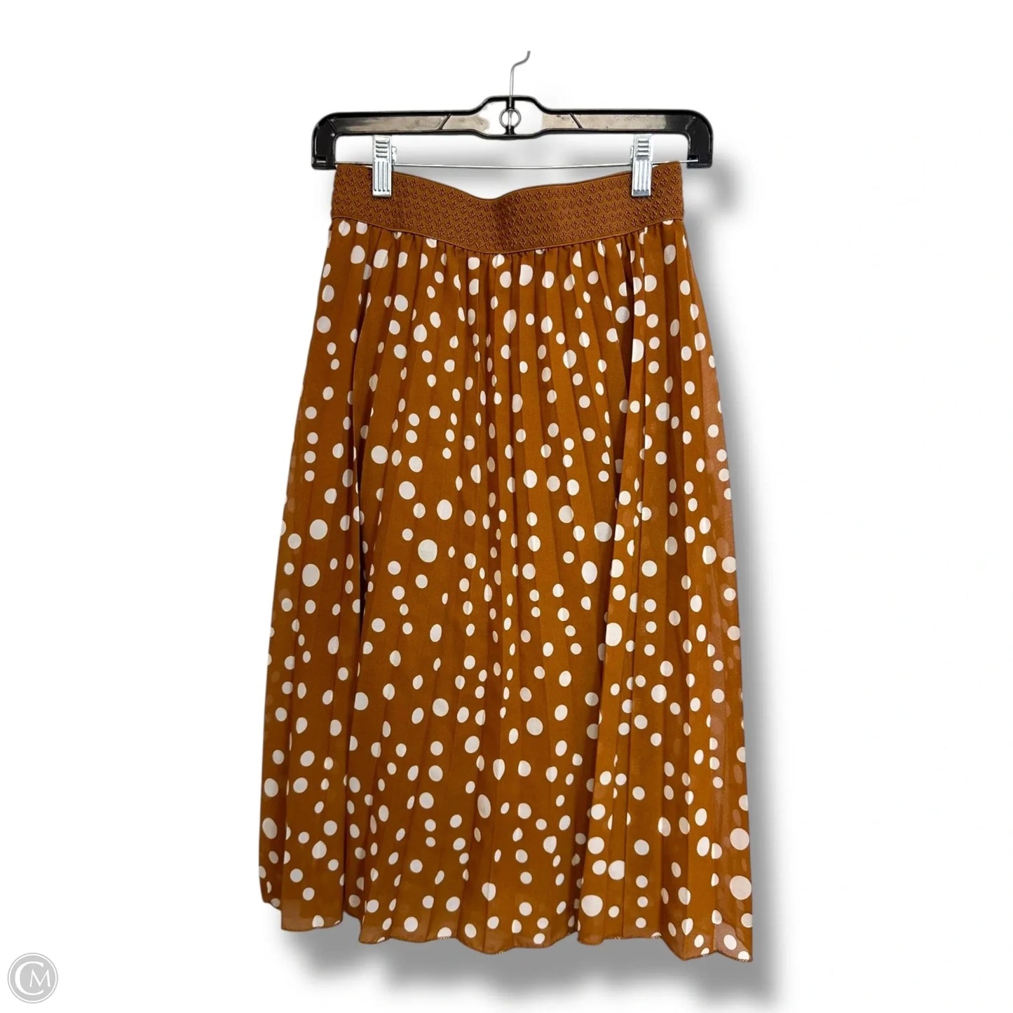 Skirt Maxi By Clothes Mentor In Brown & Cream, Size: S