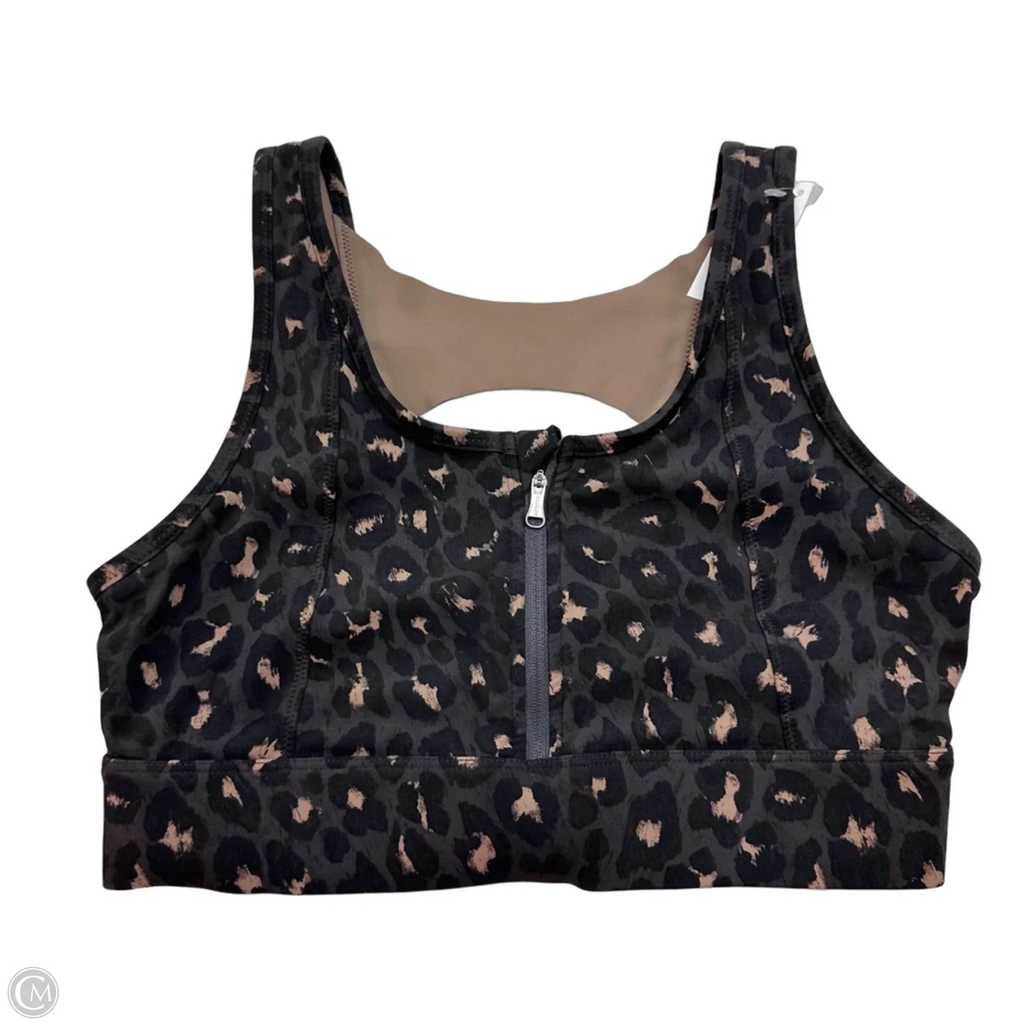 Athletic Bra By Varley In Black & Brown, Size: S