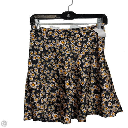 Skirt Mini & Short By Free People In Black & Gold, Size: 0