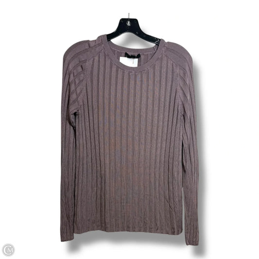 Sweater By Ann Taylor In Mauve, Size: L