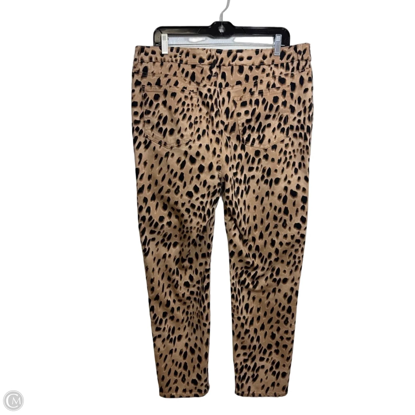 Jeans Skinny By Chicos In Animal Print, Size: 12