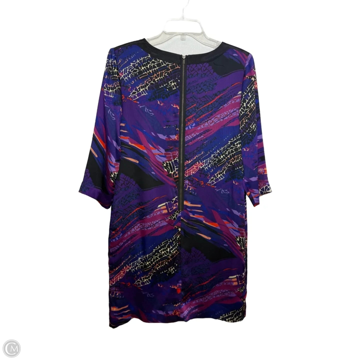 Dress Casual Short By Gabby Skye In Purple & Red, Size: 10