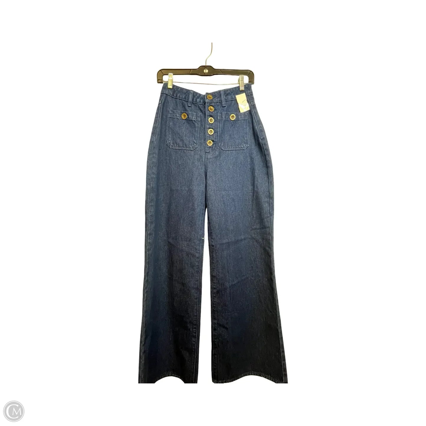 Jeans Boot Cut By Rollas In Blue Denim, Size: 0