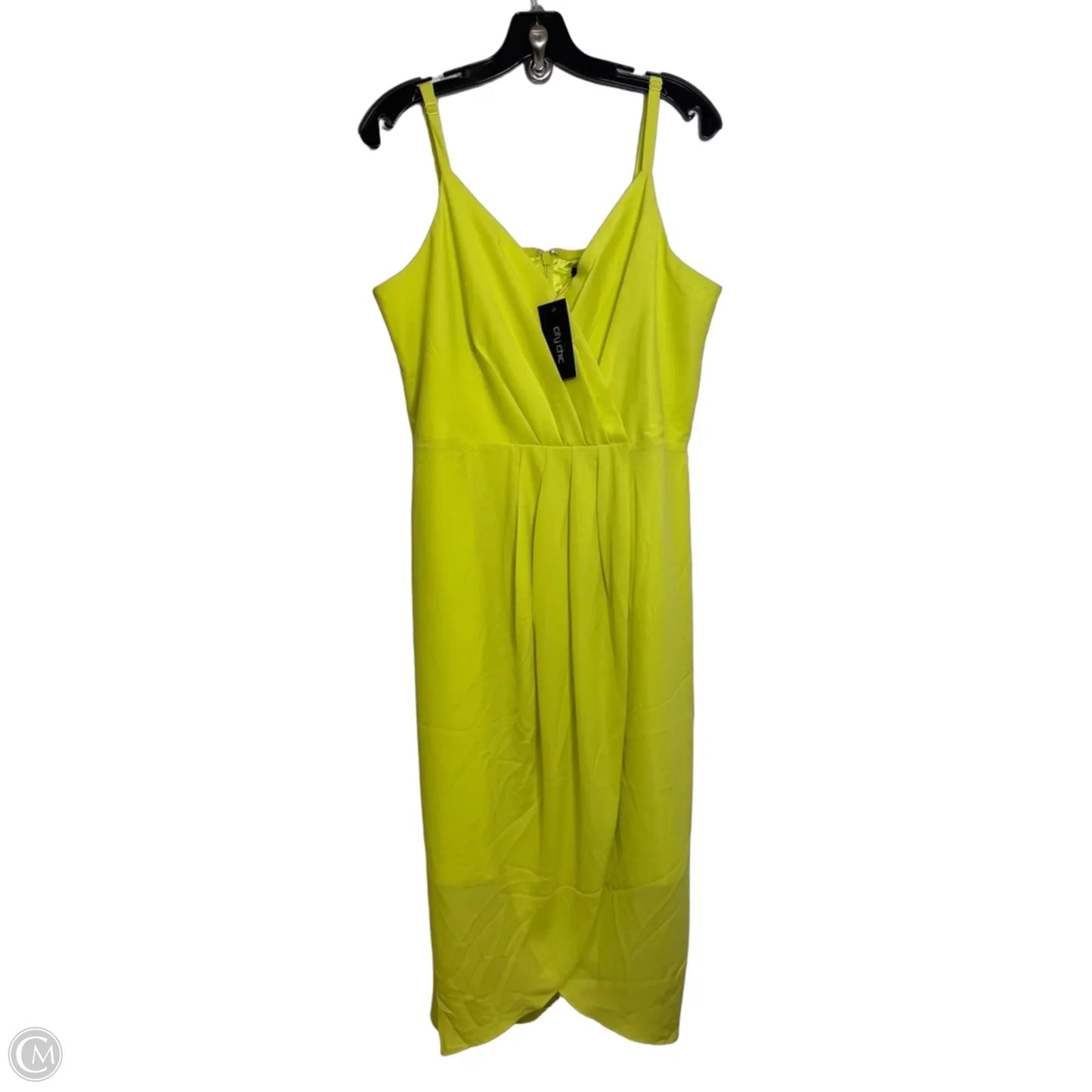 Dress Casual Midi By City Chic In Green, Size: Xs