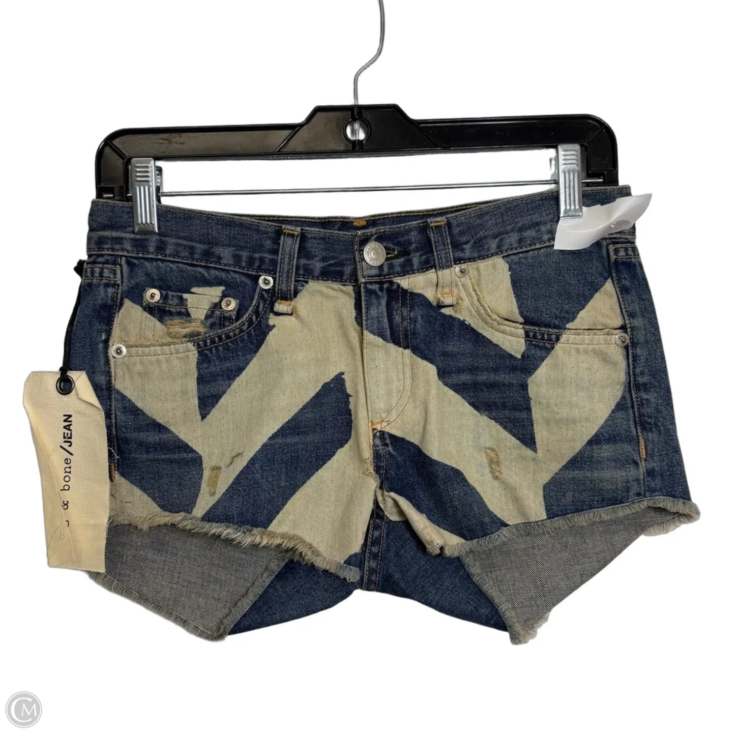 Shorts By Rag And Bone In Blue Denim, Size: 0