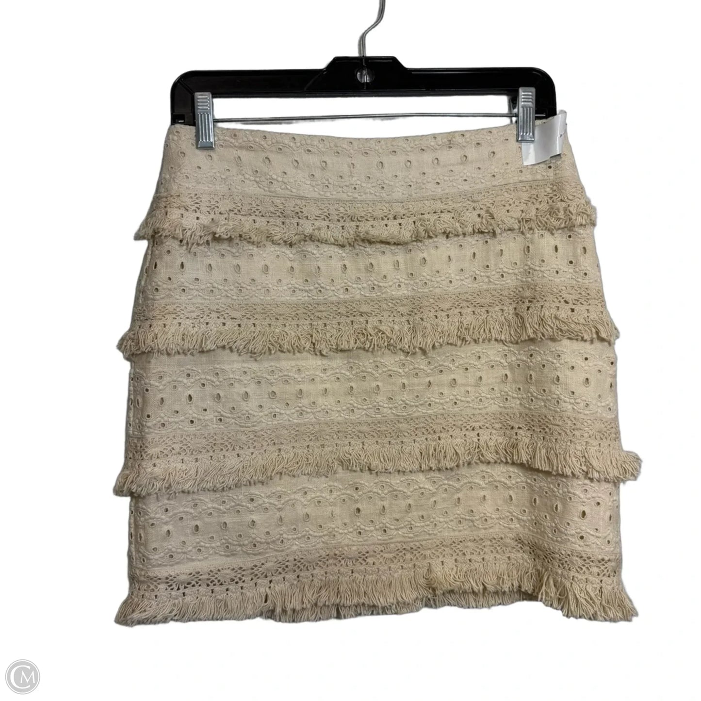 Skirt Mini & Short By Hd In Paris In Beige, Size: 4