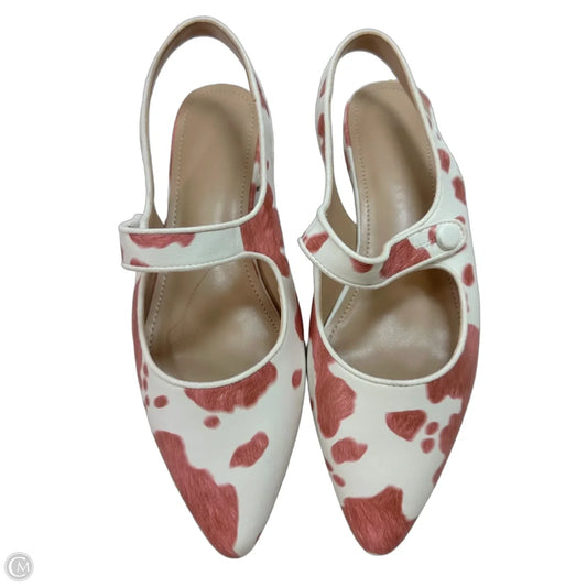 Shoes Flats By Clothes Mentor In Pink, Size: 8