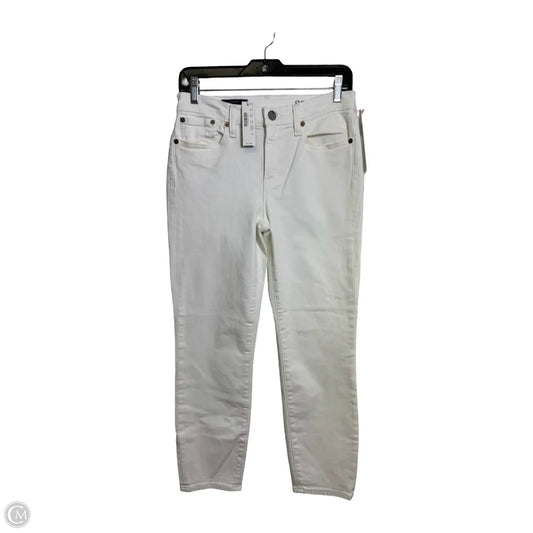 Jeans Cropped By J. Crew In White, Size: 4