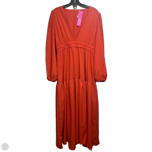 Dress Casual Maxi By Clothes Mentor In Orange, Size: Xl
