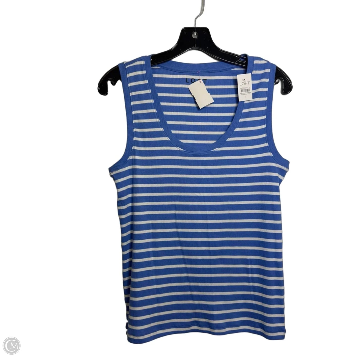 Top Sleeveless Basic By Loft In Blue, Size: L