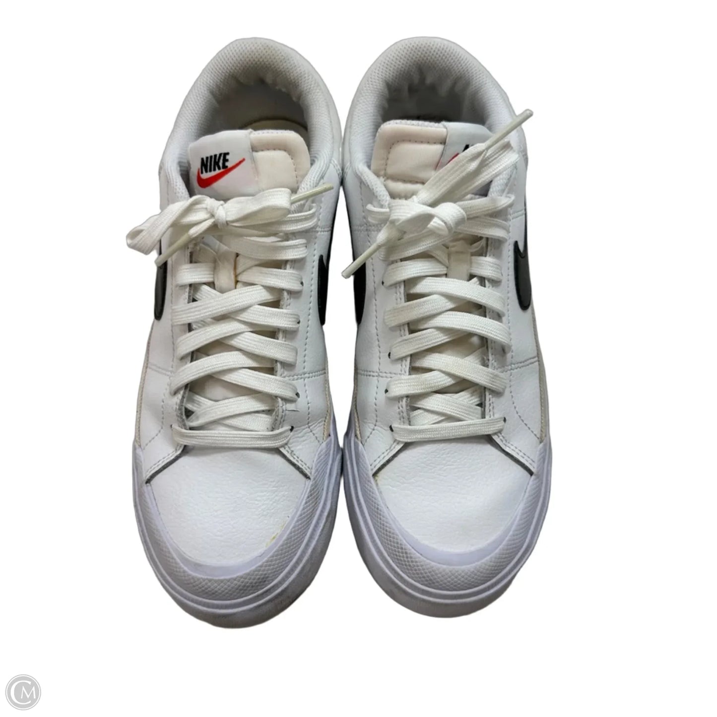 Shoes Athletic By Nike In White, Size: 9