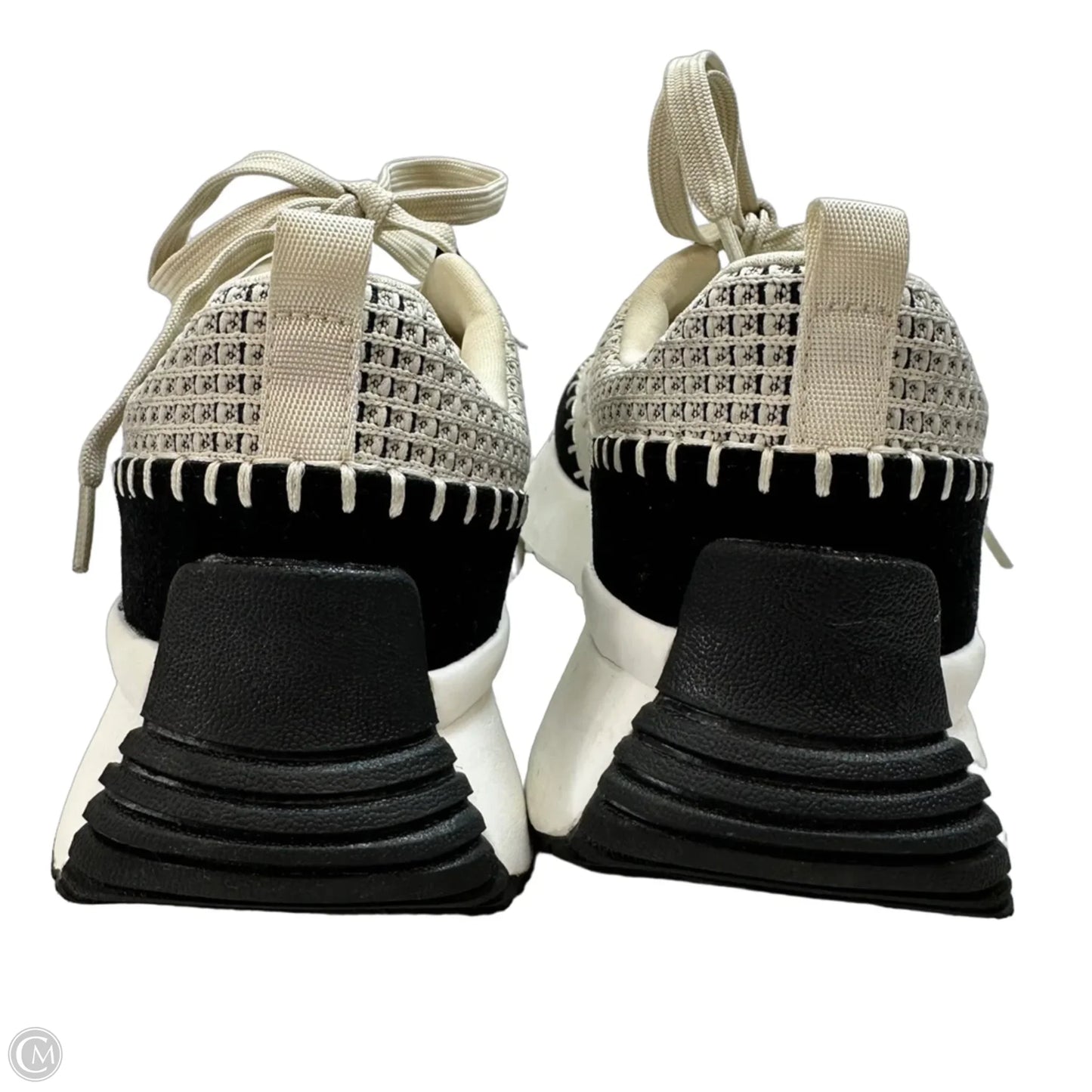 Shoes Athletic By Azalea Wang In Black & Cream, Size: 8