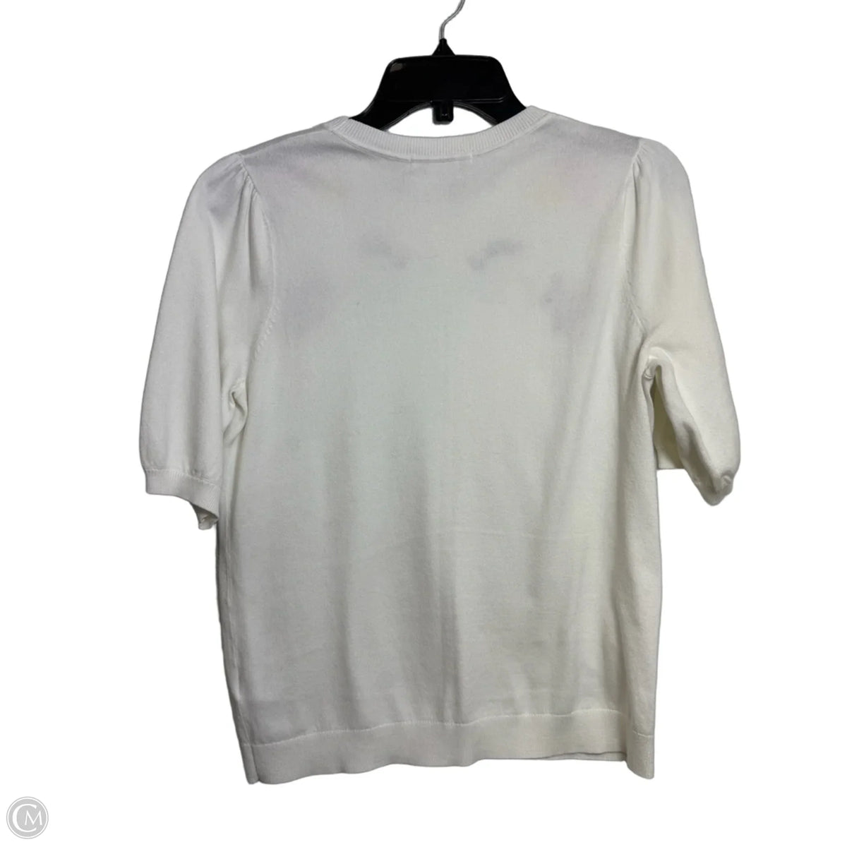 Top Short Sleeve By Boden In White, Size: M